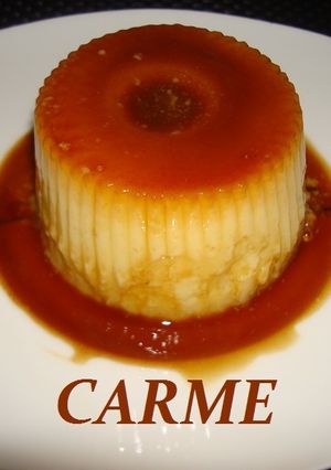 Una foto de Flan de huevo y leche (dietético)