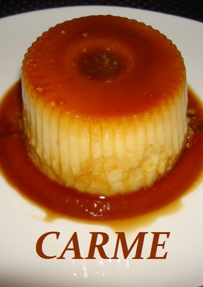 Una foto de Flan de huevo y leche (dietético)