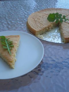 Una foto de Bizcocho de almendras para la merienda