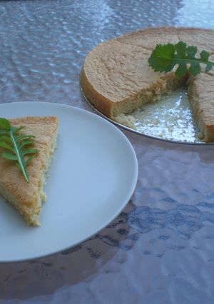 Una foto de Bizcocho de almendras para la merienda