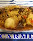 Lomo de cerdo trufado con setas variadas