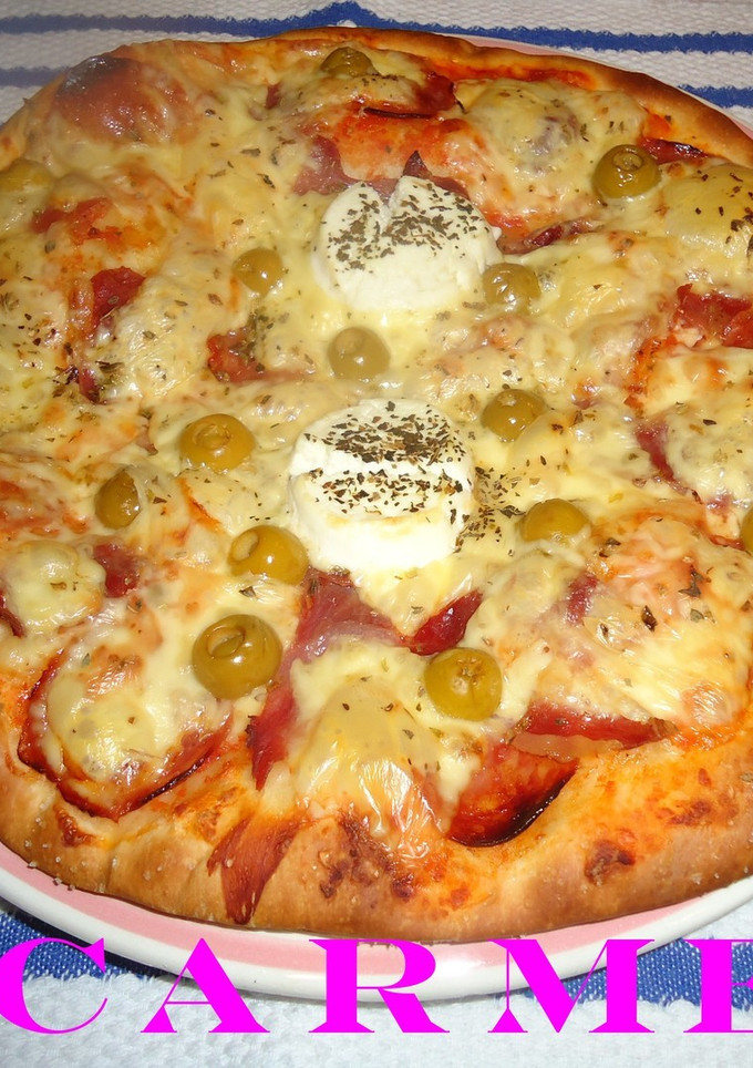 Una foto de Pizza tres estaciones