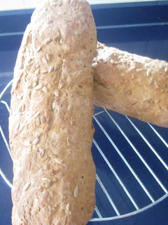 Una foto de Pan de centeno y pipas