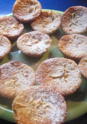 Una foto de Magdalenas de manzana