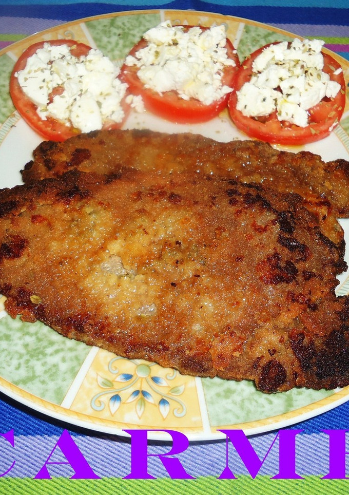 Una foto de Milanesas al horno