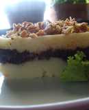 Pastel de morcilla y nueces