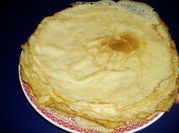 Una foto de filloas de leche