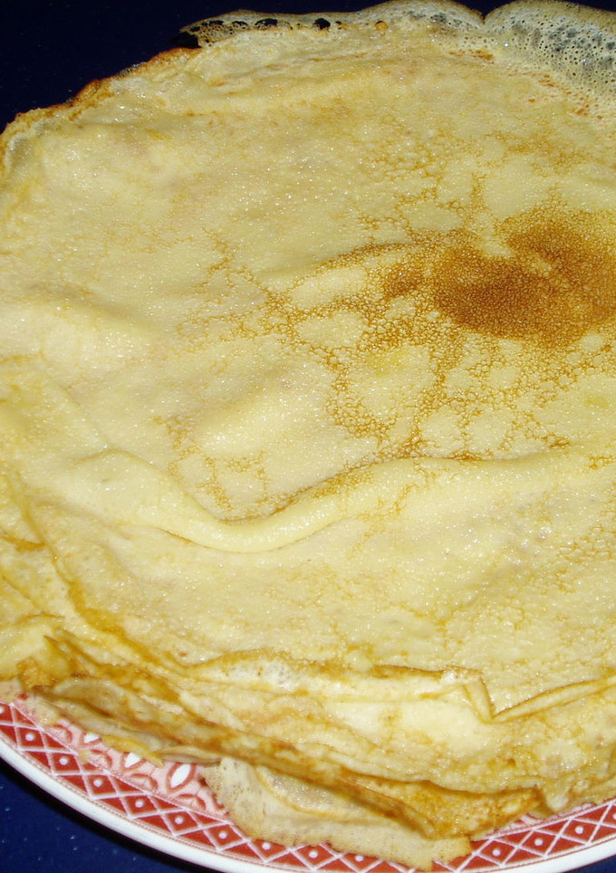 Una foto de Filloas de leche