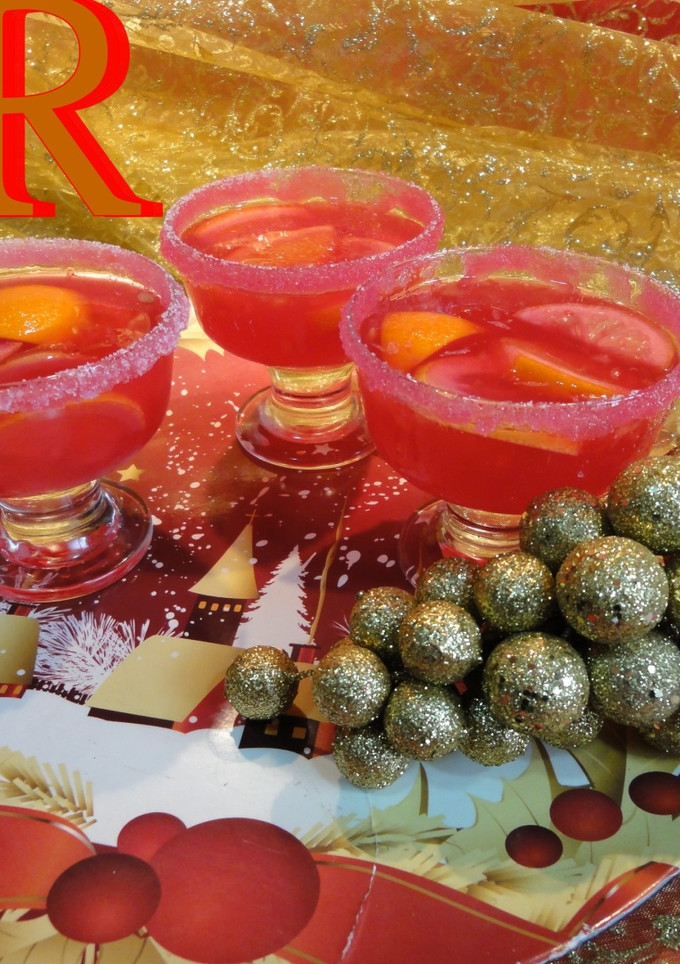 Una foto de Cóctel de cava con cítricos