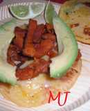 Tacos al Pastor with Orange Juice and Pineapple