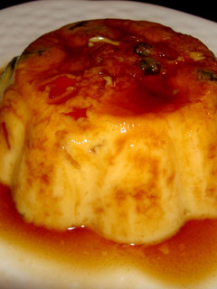 Una foto de Flan de piña casero