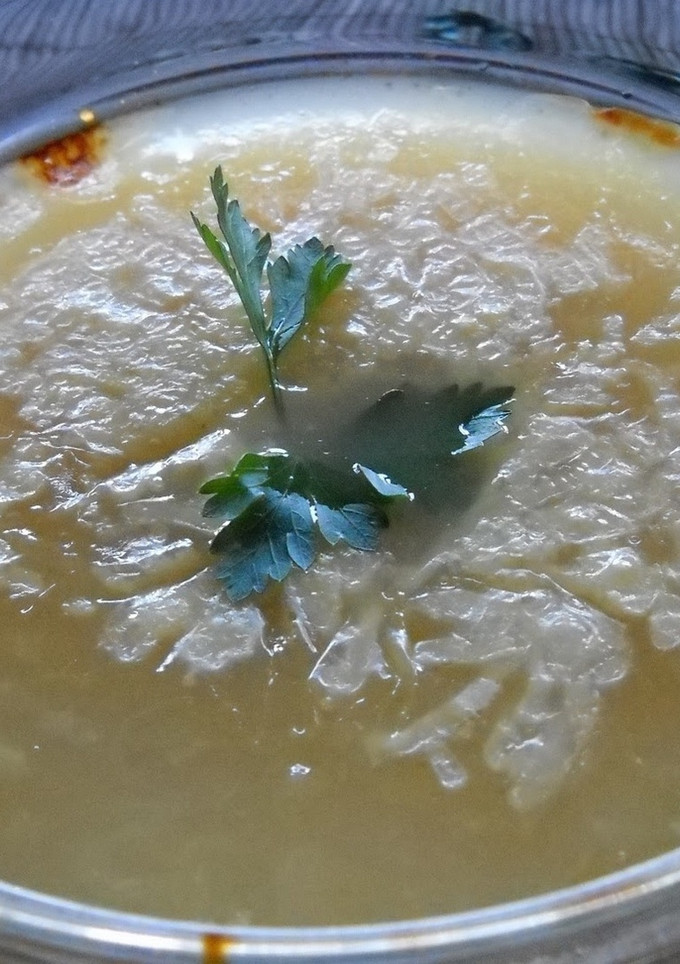 Una foto de Sopa crema de maíz