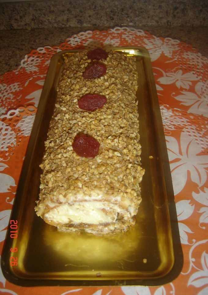 Una foto de Brazo de gitano crocanti de mascarpone