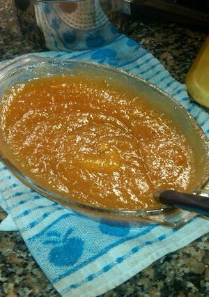 Una foto de Dulce dietético de zapallo