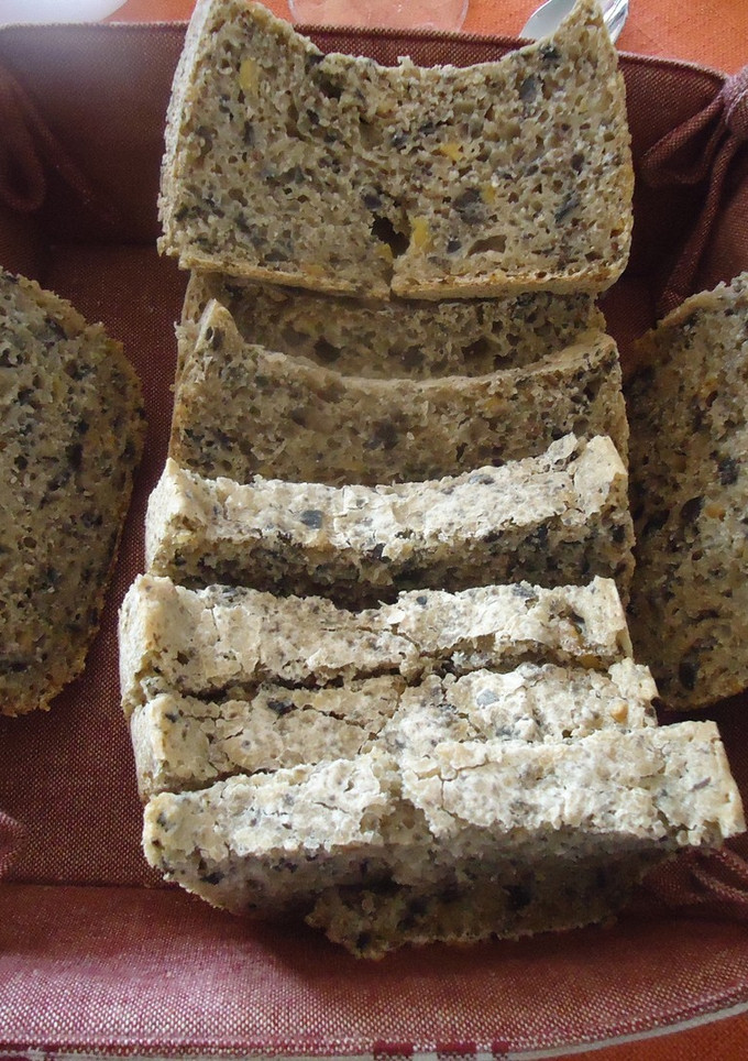 Una foto de Pan de aceitunas en panificadora