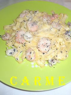 Una foto de Fetuccini marinero