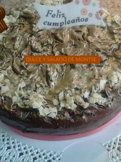 Una foto de Tarta de zanahoria de chocolate