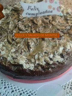 Una foto de Tarta de zanahoria de chocolate