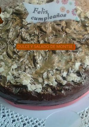 Una foto de Tarta de zanahoria de chocolate