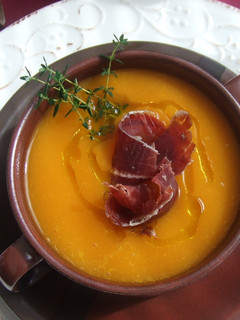 Una foto de Sopa crema de calabaza "Ambrosía"