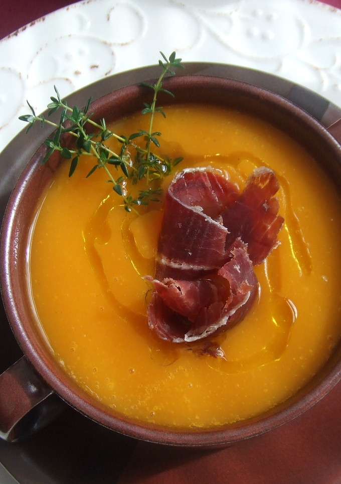 Una foto de Sopa crema de calabaza "Ambrosía"