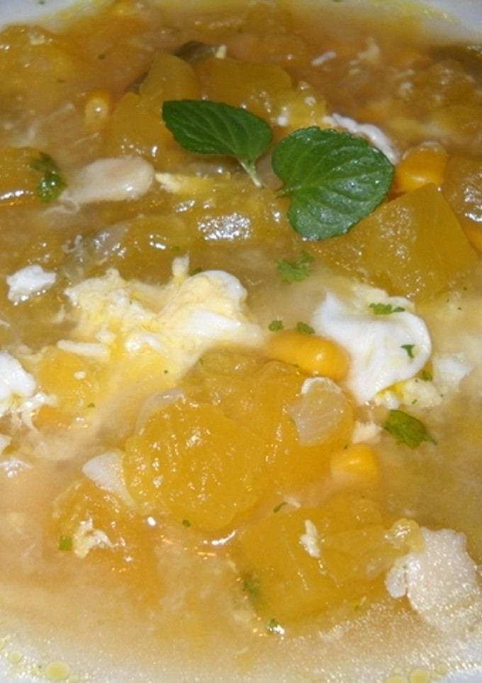 Una foto de Sopa de verdura con pasta