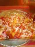 Ensalada de betabeles con aderezo cremoso a la naranja