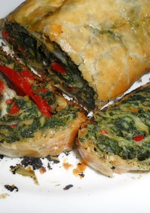 Una foto de Arrollado de verduras