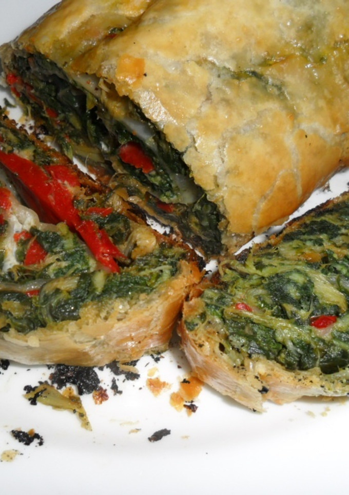Una foto de Arrollado de verduras