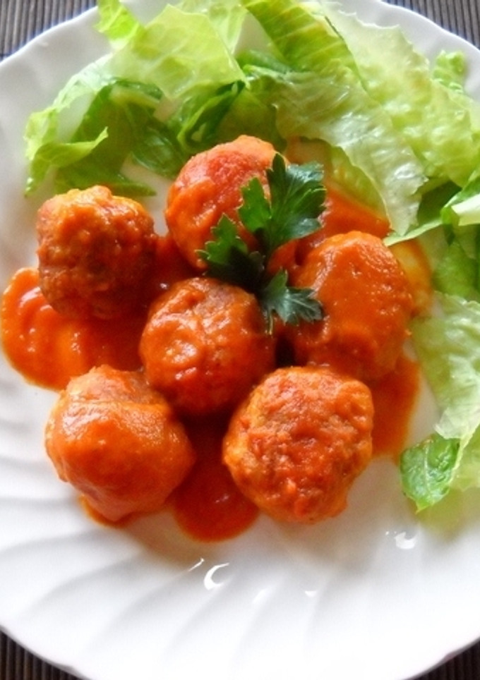 Una foto de Albóndigas de pescado y gambas