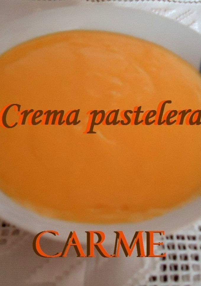 Una foto de Crema pastelera para rellenos