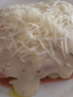 Una foto de Lasaña de champiñones