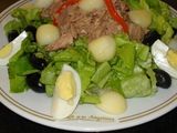 Ensalada Nicoise con atún