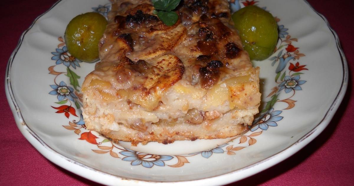 Pudín de pan dulce Receta de pensamiento Cookpad