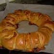 Rosca de jamón y queso