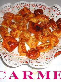 Una foto de Mini hojaldres para aperitivos