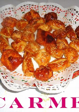 Una foto de Mini hojaldres para aperitivos
