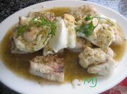 Una foto de receta merluza en salsa verde
