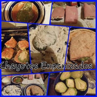 Chayotes empanizados Receta de lenny- Cookpad