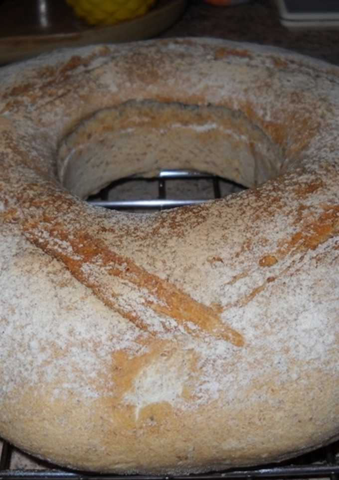 Una foto de Rosca de pan de mostaza