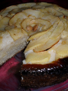 Una foto de Torta esponjosa de manzanas