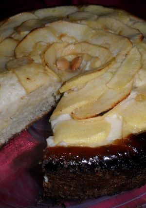 Una foto de Torta esponjosa de manzanas