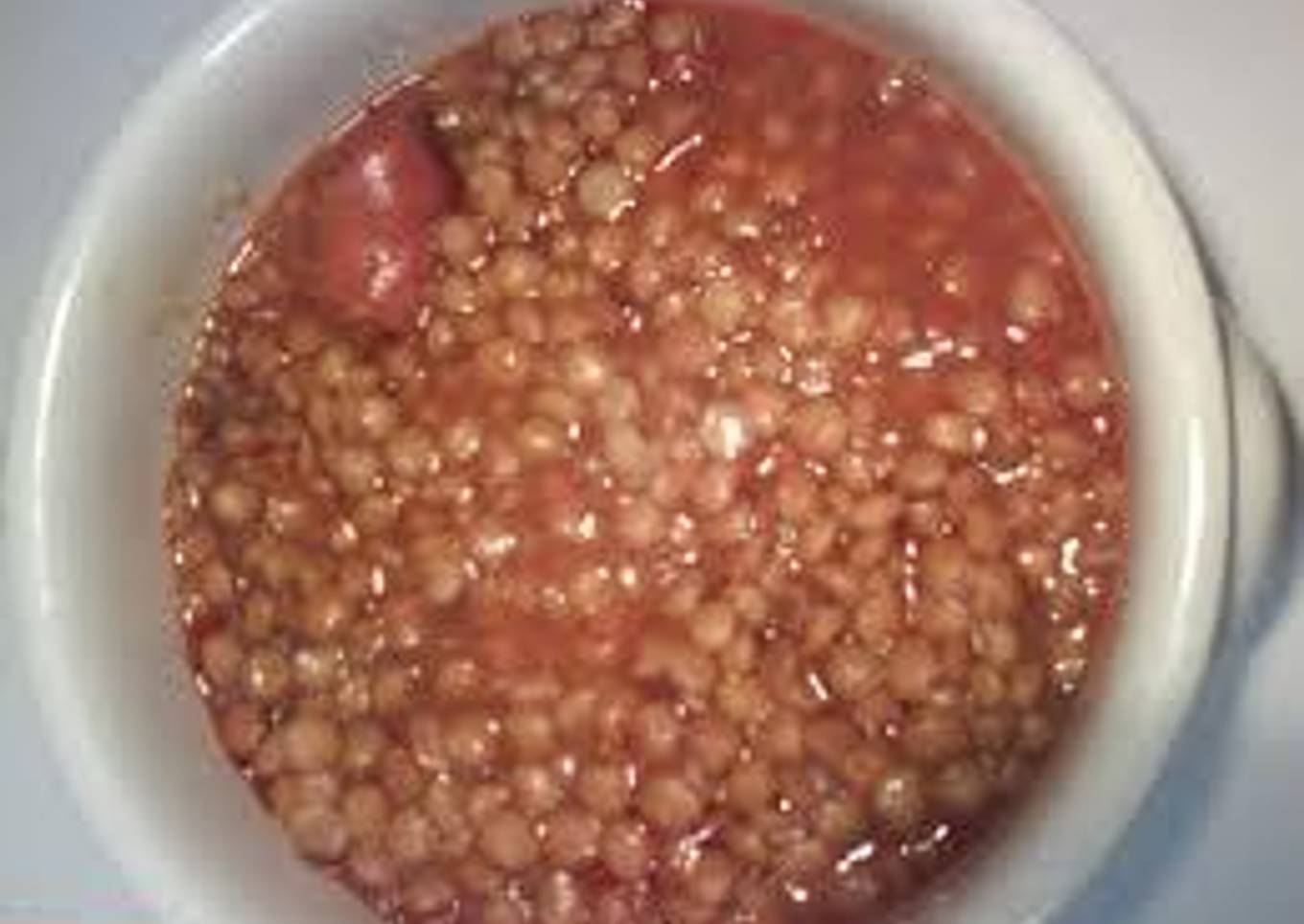 Lentejas parisinas con chorizo
