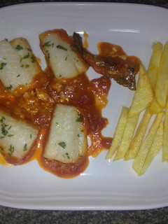Una foto de Bacalao al horno de David