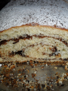 Una foto de Pan con crema de cacao al coñac