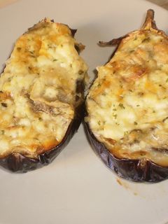 Una foto de Berenjenas rellenas al horno
