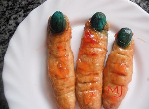 Una foto de Dedos sangrientos de Halloween