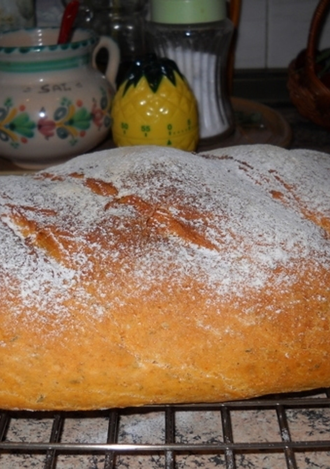 Una foto de Pan de tomate y orégano