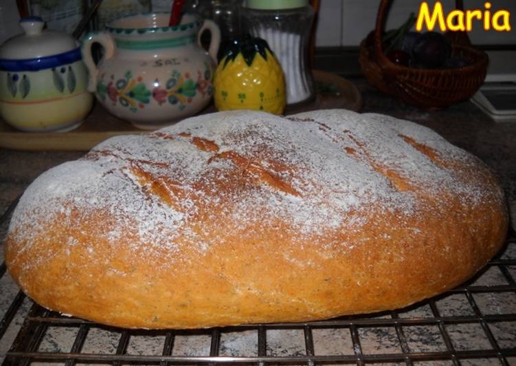 Pan de tomate y orégano