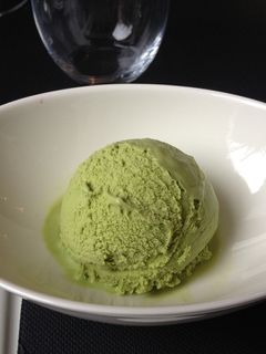 Una foto de Helado de té verde